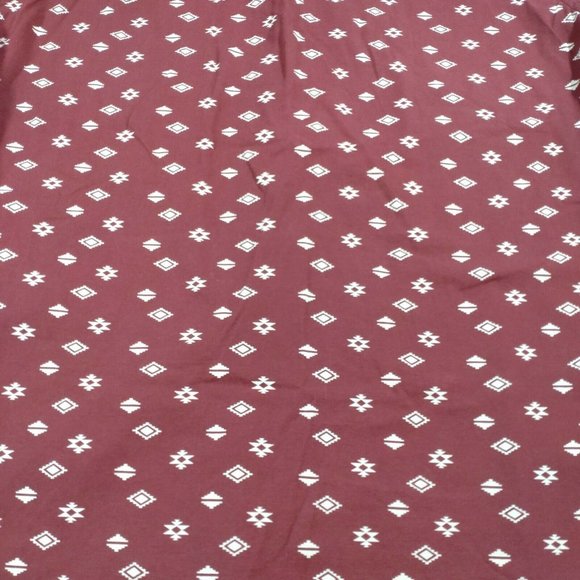 21 Men Size S Small Men's Short Sleeve Shirt Red - Picture 4 of 8